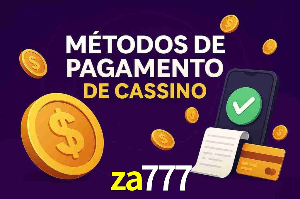 Métodos de Pagamento no za777